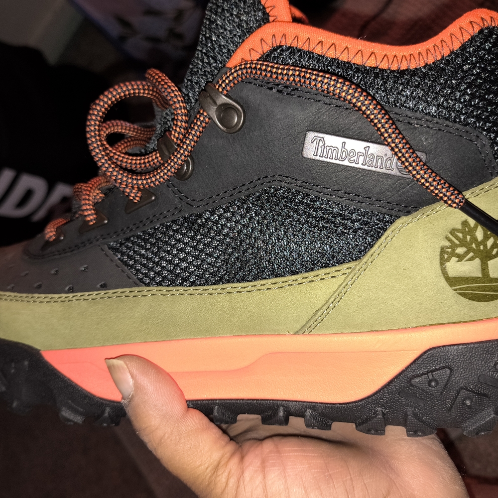 Timberland Mens Hiking Shoes - Black and Orange
